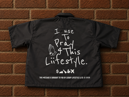 Luxury Liifestyle Co. “Pray 4 This” button up
