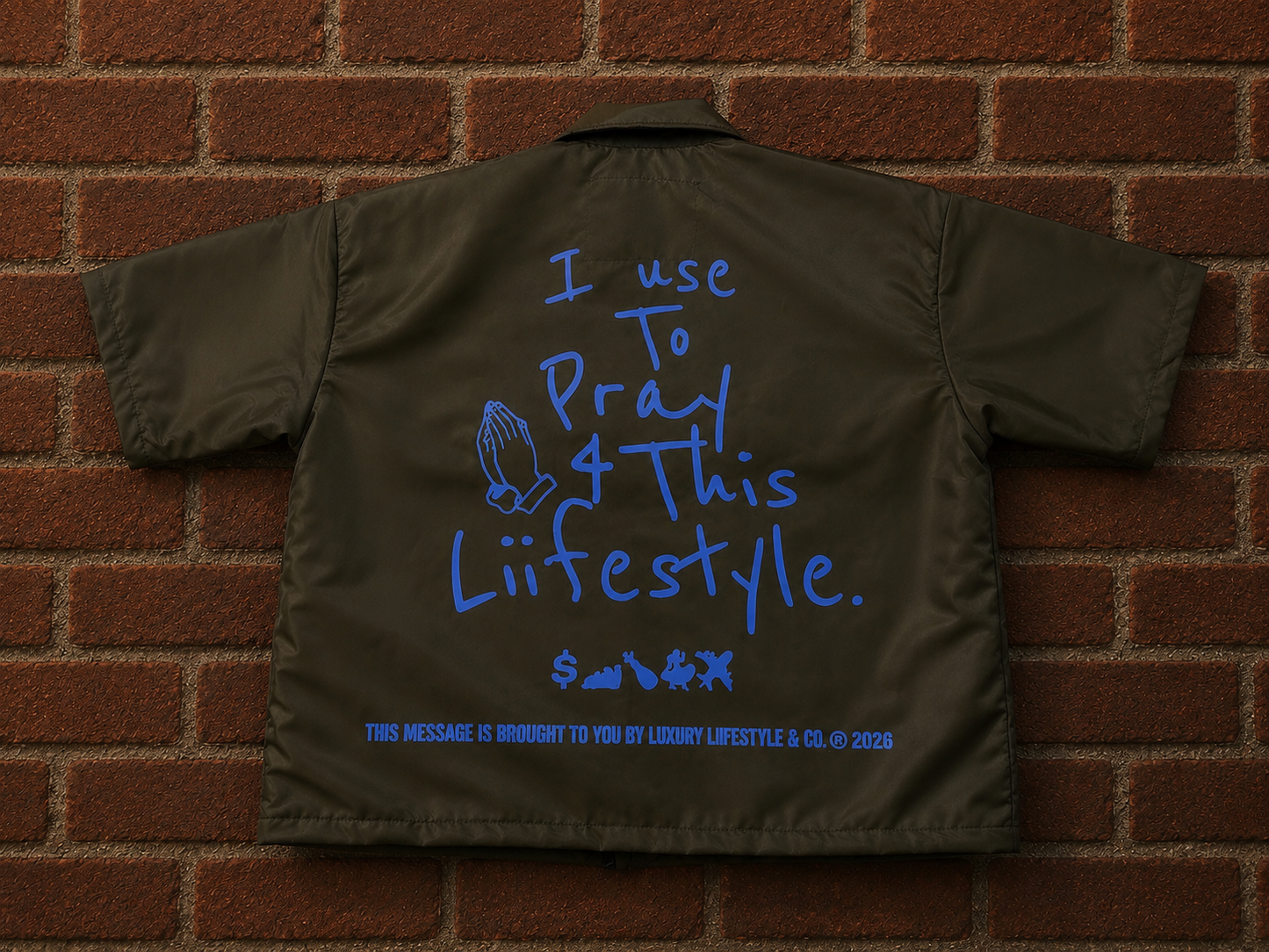 Luxury Liifestyle Co. “Pray 4 This” button up