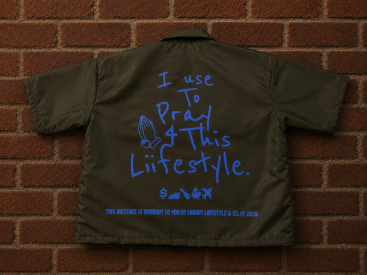 Luxury Liifestyle Co. “Pray 4 This” button up