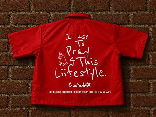 Luxury Liifestyle Co. “Pray 4 This” button up