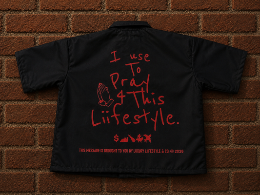Luxury Liifestyle Co. “Pray 4 This” button up