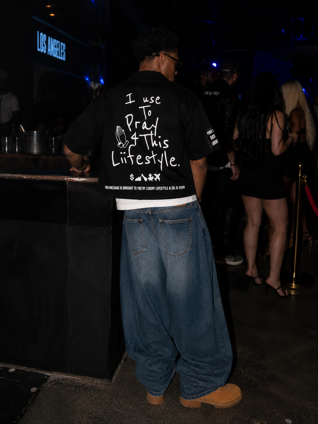 Luxury Liifestyle Co. denim button up
