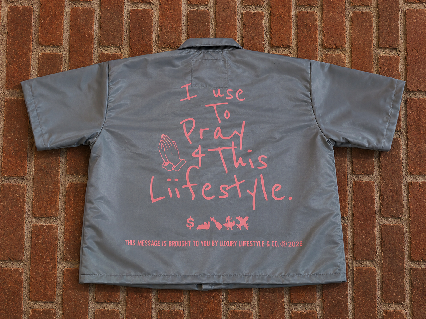 Luxury Liifestyle Co. “Pray 4 This” button up