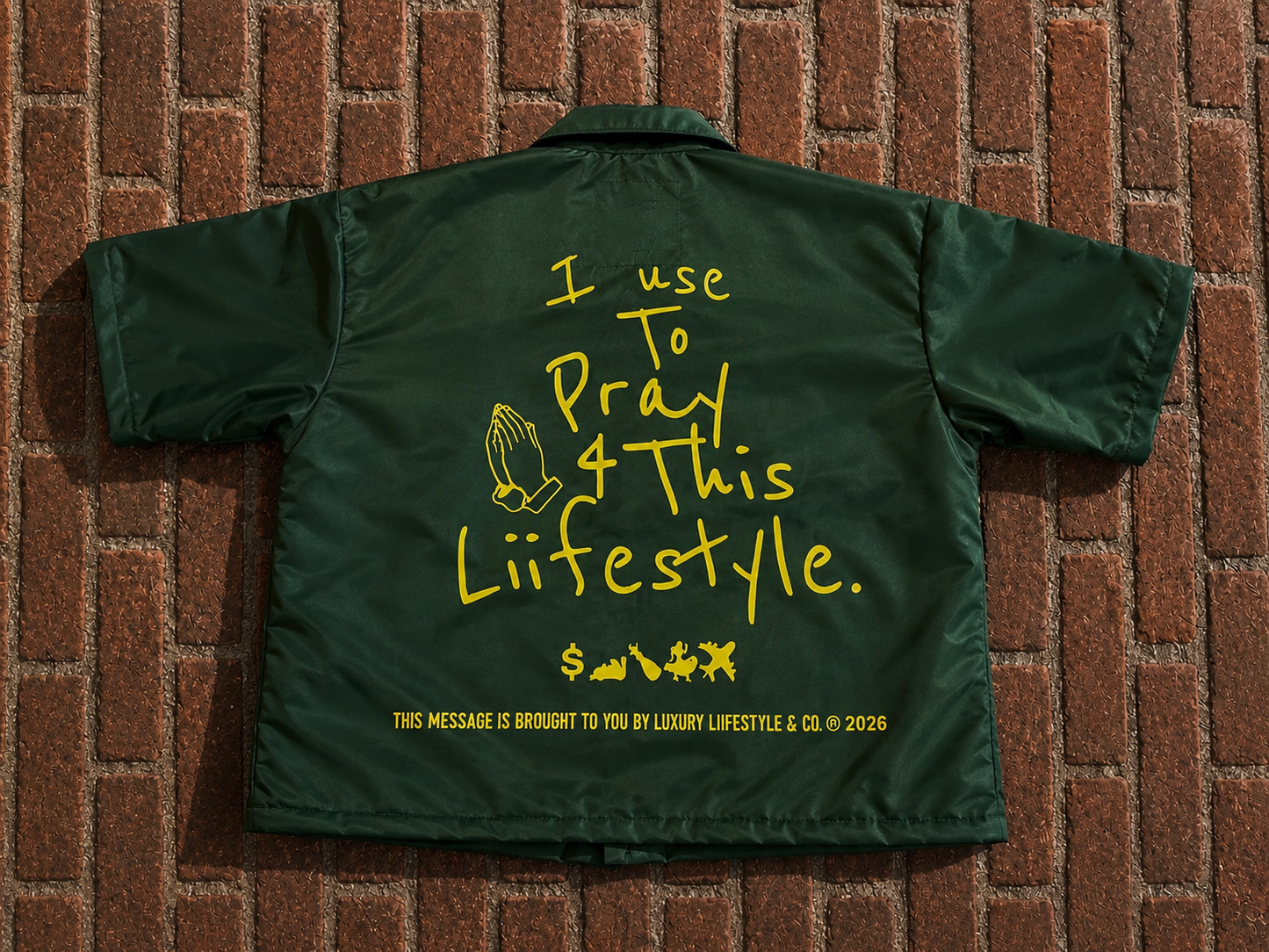 Luxury Liifestyle Co. “Pray 4 This” button up